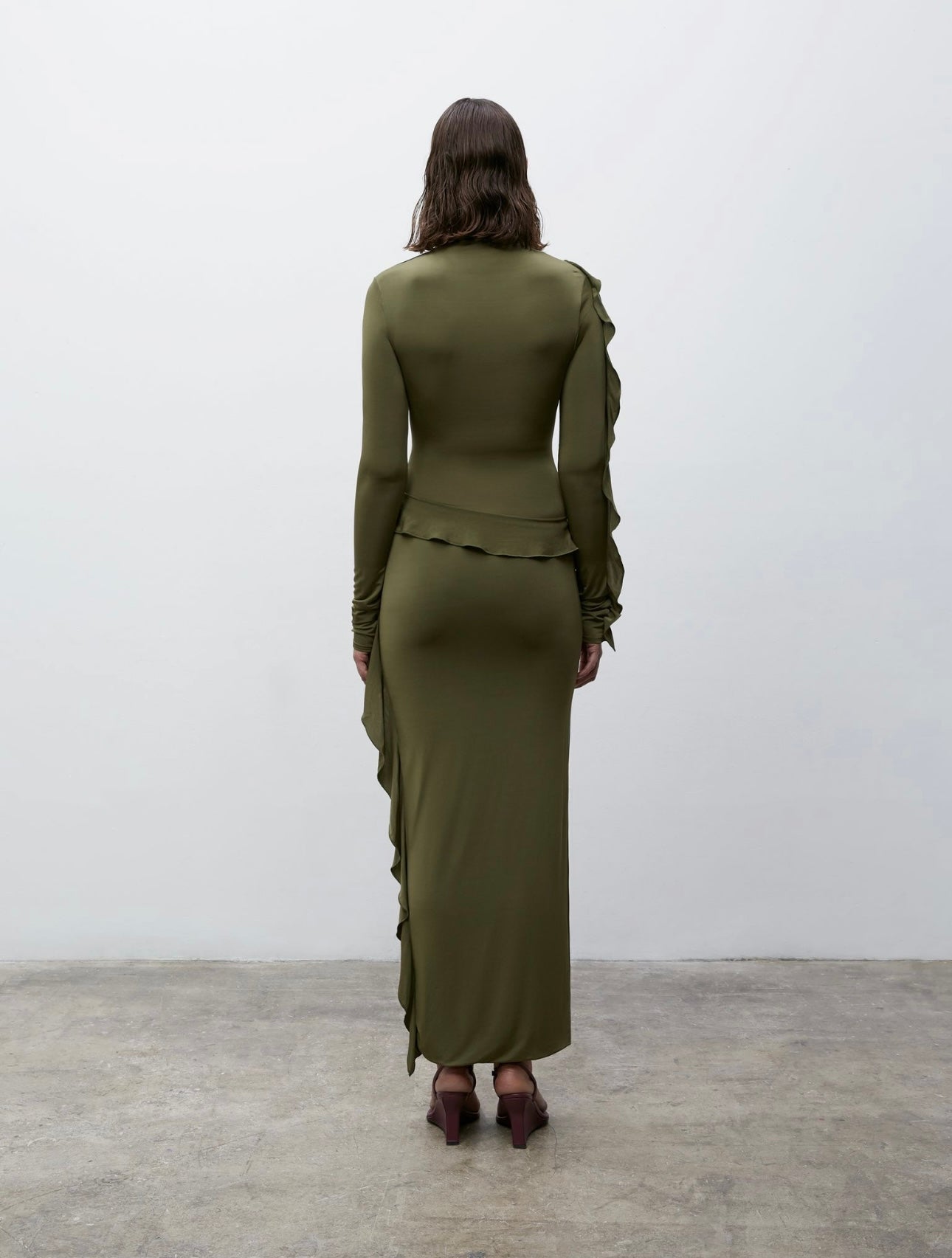 Paris Georgia - Mira Dress in Olive