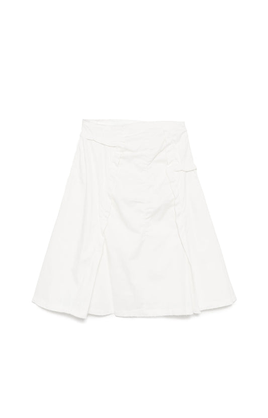 Low Classic - Raw Cut Shirring Skirt