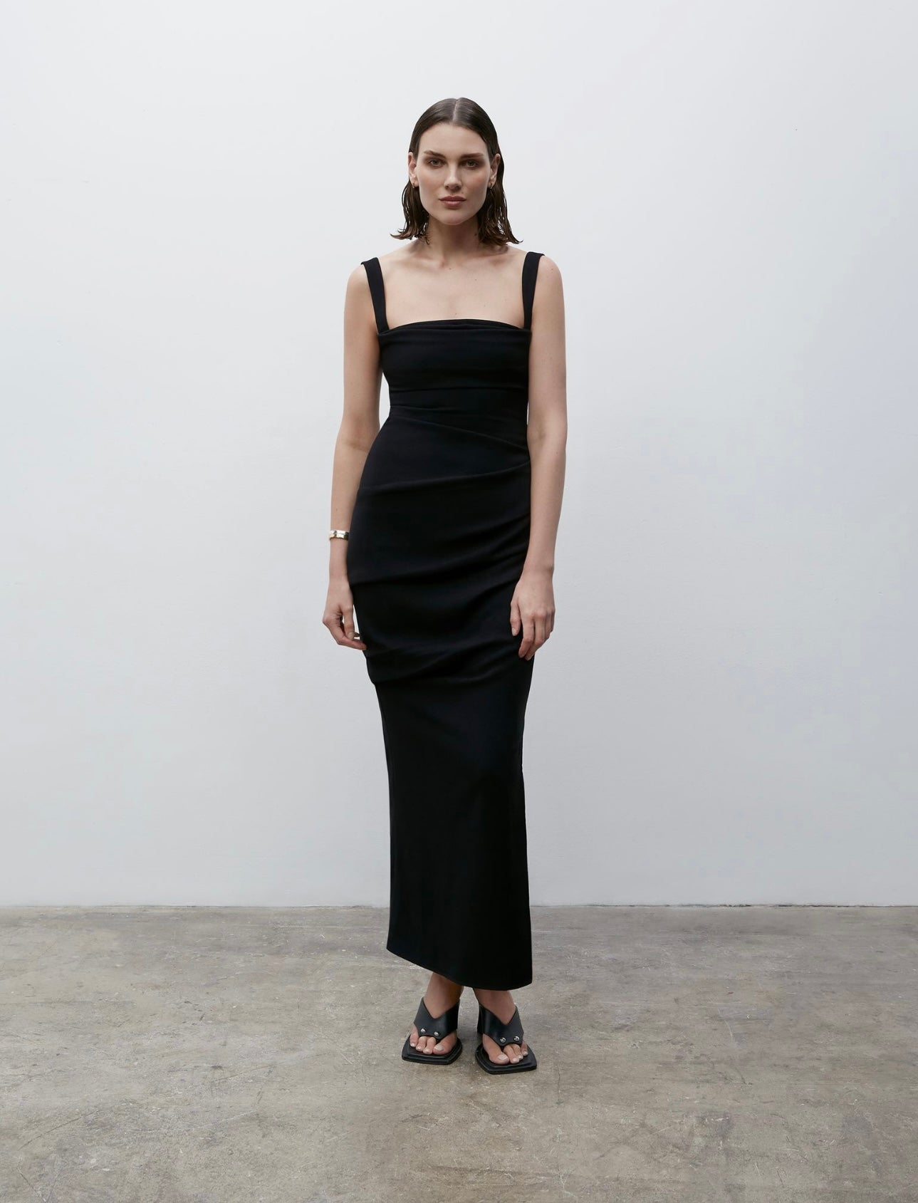 Paris Georgia - Raf Dress in Black Crepe