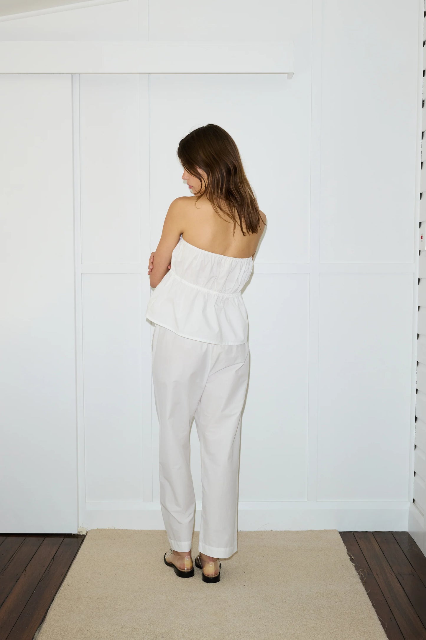 Deiji Studios - Ease Trouser in white